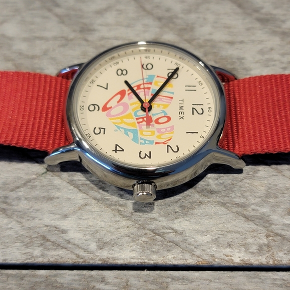 Timex TW2V29900JR Weekender Coca-Cola 1971 Unity Indiglo Watch - Picture 6 of 8